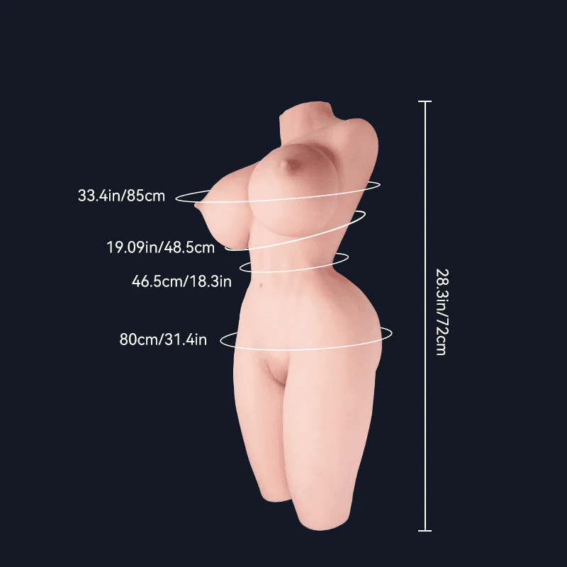 40.7LB Best Sex Torso Doll For Breasts