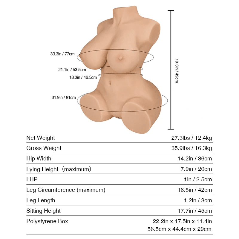 sex torso size